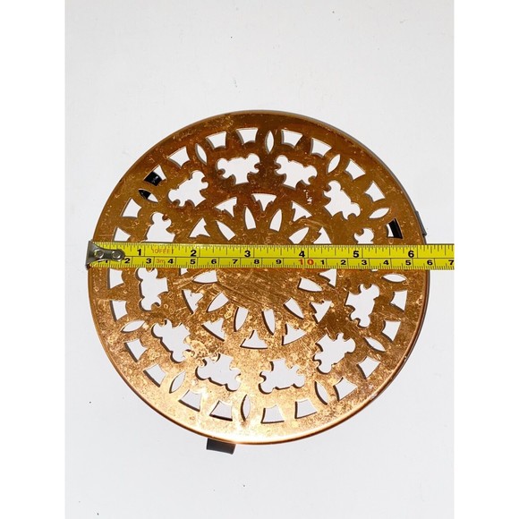 Round Copper Trivet - Picture 4 of 4